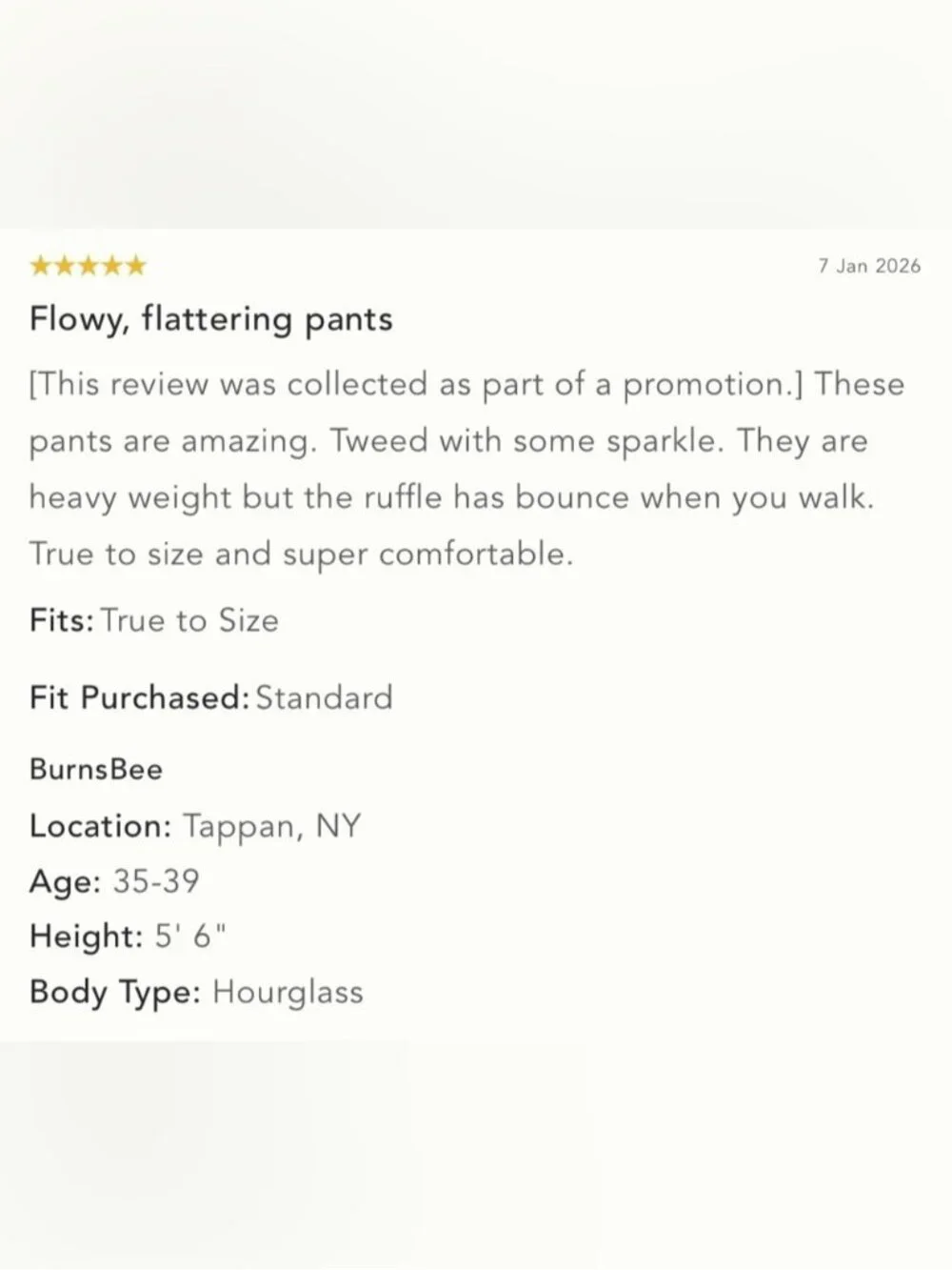 NWT Size 30 -The Colette Crop Tweed Ruffle-Hem Trousers by Maeve (US$ 158) - Picture 15 of 16